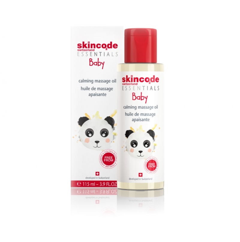 Tinh dầu massage trẻ em Skincode Essentials Baby Calm Massage Oil